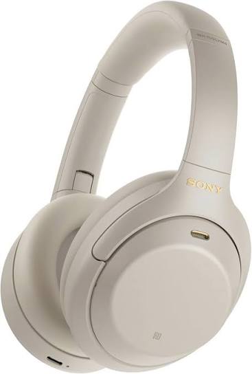 Sony Wireless Noise Cancelling Over Ear Headphones, Silver